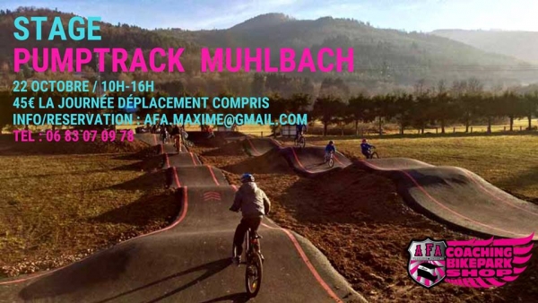 Stage Pumptrack Muhlbach avec Alsace Freeride Academy