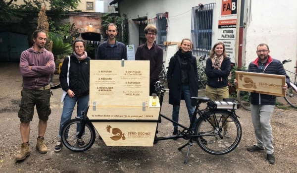 Un vélo cargo Made in Alsace pour sensibiliser au zéro déchet