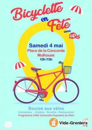 Bicyclette en f&ecirc;te samedi 4 mai &agrave; Mulhouse