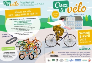 Osez le v&eacute;lo + Bourse v&eacute;los &agrave; Riedisheim samedi 5 avril