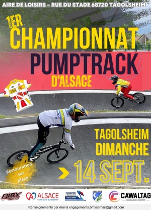 Premier Championnat d'Alsace de Pumptrack &agrave; Tagolsheim