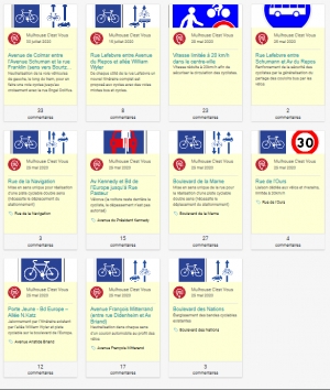 Face &agrave; la grogne des automobilistes on commence &agrave; faire du r&eacute;tro p&eacute;dalage &agrave; Mulhouse