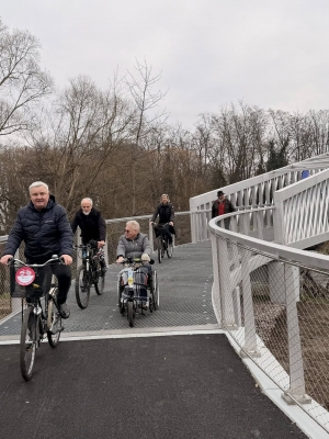 Nouvelle passerelle et&nbsp;&nbsp;piste cyclable entre Fortschwihr et Muntzenheim
