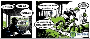 Rouler sous la pluie ...m&ecirc;me pas mort !