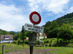 Circulation des VTT normalisation de la signalisation &agrave; Willer sur Thur