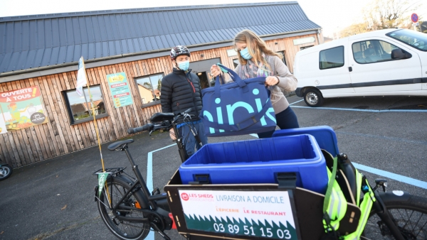 Les Sheds livrent chez vous et à vélo évidement !