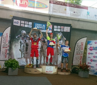 Podium Finale Coupe de France VTT Trial BELFORT 