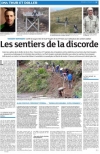 Les sentiers de la discorde dans le secteur Pays Thur - Doller entre CV &amp; VTTistes