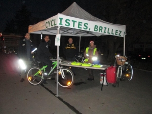 Prochaine campagne "cycliste, brillez ! " du 7 - 13 novembre
