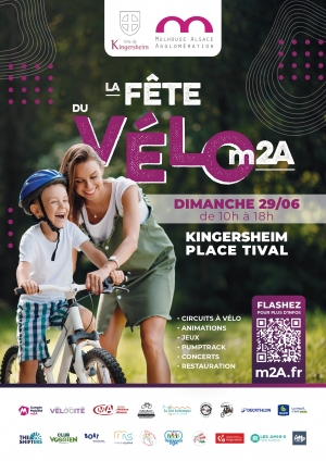 F&ecirc;te du V&eacute;lo m2A &agrave; Kingersheim