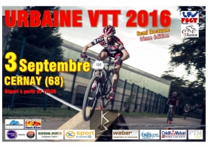 Comp&eacute;tition - L'Urbaine VTT 2016 samedi 3 septembre Cernay