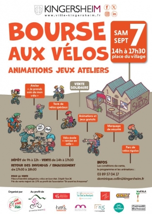 Bourse v&eacute;lo de Kingersheim recherche des b&eacute;n&eacute;voles pour l'organisation