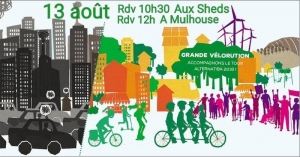 Etape Tour Alternatiba &agrave; Mulhouse