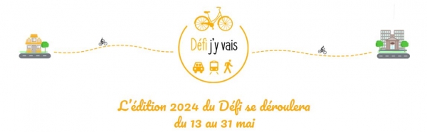 Défi J&#039;y vais - Challenge vélo des écoles du 13 au 31 mai 2024