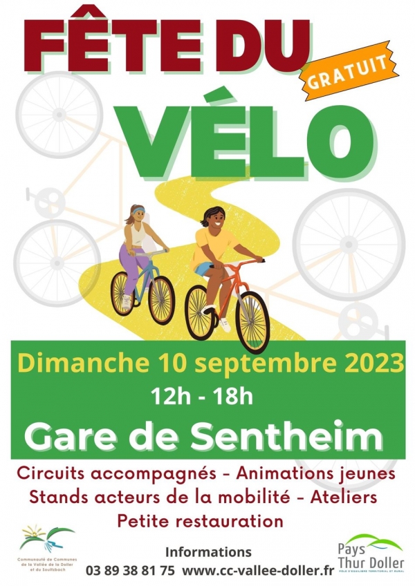 1ère Fête du Vélo à Sentheim dimanche 10 septembre