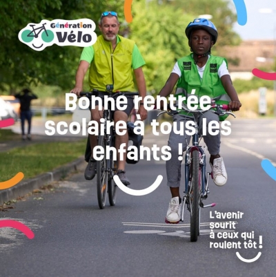 C&#039;est la rentrée des classes et de &quot;Génération Vélo&quot; en Alsace