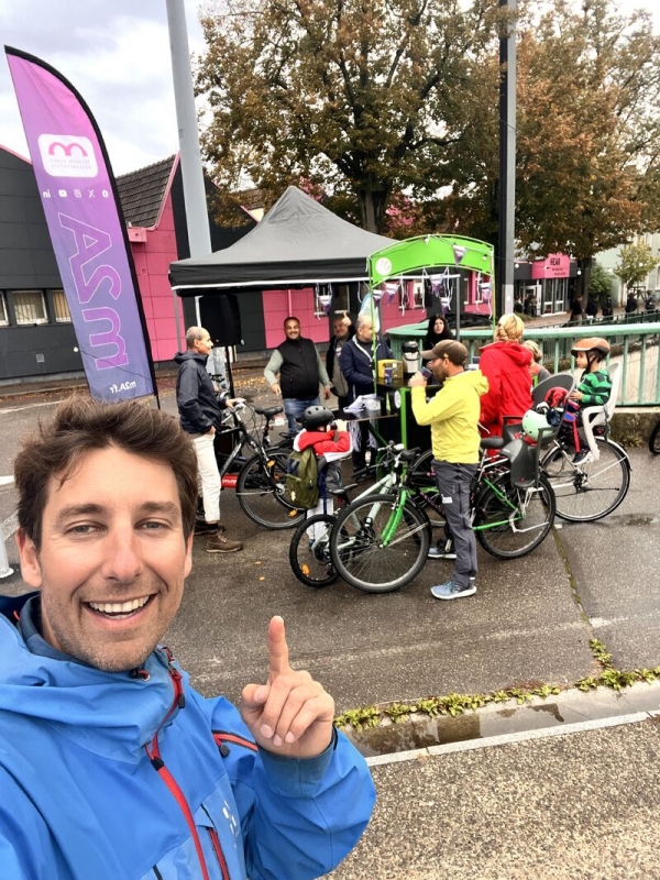 2ème Clapping Vélo m2A - jeudi 23 novembre Station Tram Nordfeld à Mulhouse