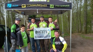 Les VTTistes Alsaciens de MBF &amp; sympathisants ont r&eacute;pondu pr&eacute;sent lors du weekend entretien de sentiers