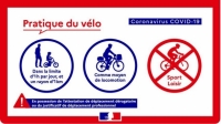 COVID-19 Pratique du vélo visuel 