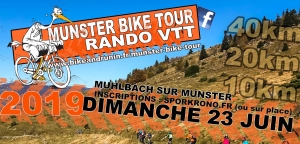 Randonn&eacute;e VTT Munster Bike Tour  23 juin 2019