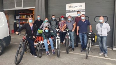 L'entreprise DEGANIS de Sausheim 1&egrave;re du d&eacute;fi "Au boulot , j'y vais &agrave; v&eacute;lo" de la R&eacute;gion  Grand'Est