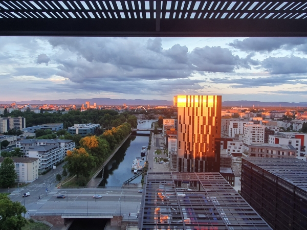 Journée architecture à  vélo Strasbourg &quot;Deux Rives&quot;