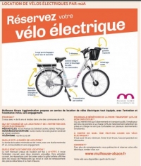 Location de vélo électrique M2A (Mulhouse Agglomération)